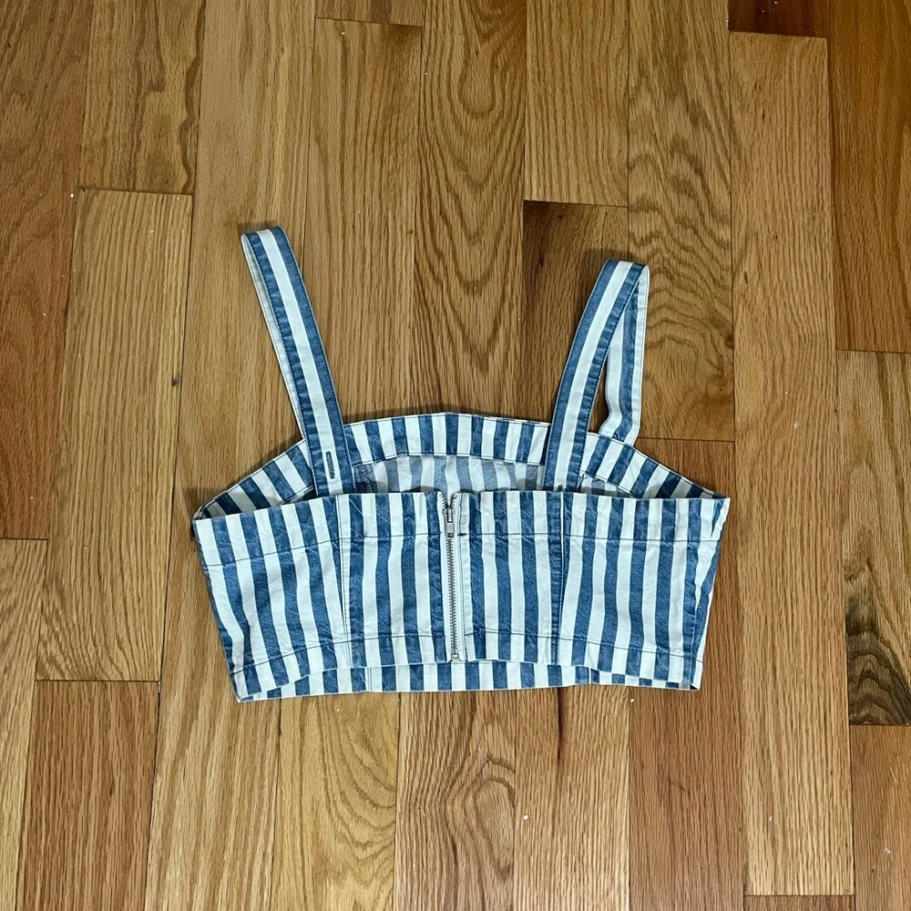 Denim Crop Top - Picture 2 of 2
